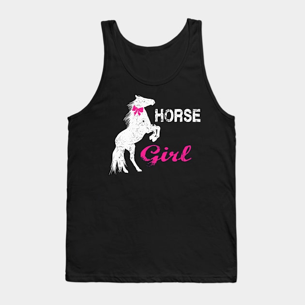 Horse Girl Horse Lover Tank Top by David Darry